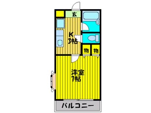 ハイエストキャッスルマンションの物件間取画像